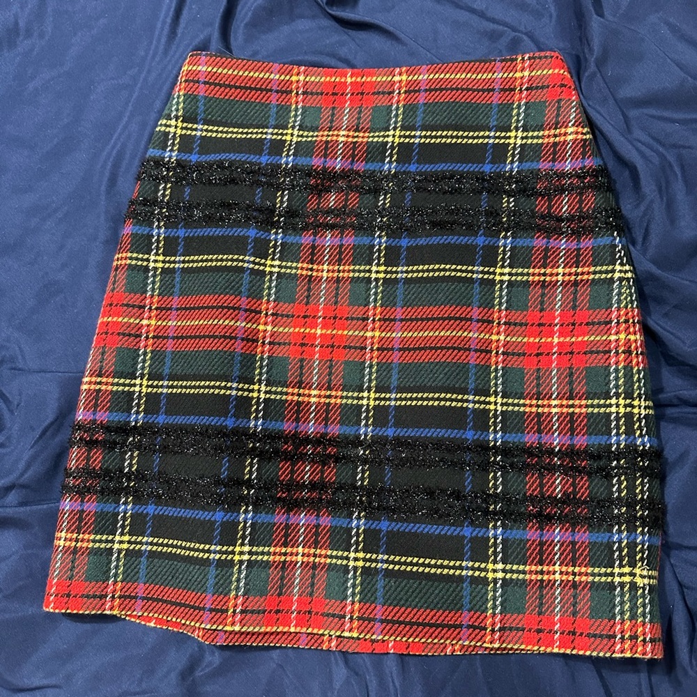 Jcrew Plaid Skirt